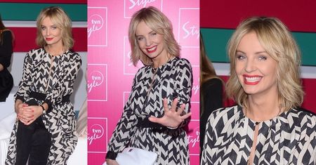 "Prezesowa" na ramówce TVN Style: elegancka sukienka i… kozaki (ZDJĘCIA)