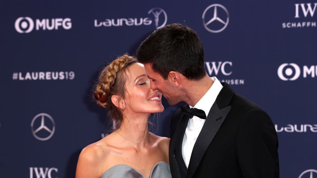 Zdjęcie okładkowe artykułu: Getty Images / Boris Streubel / Na zdjęciu: Novak Djoković i jego żona Jelena