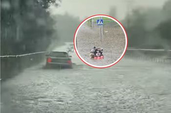 Gwałtowna burza. Jeziora na ulicach. "Auta toną"