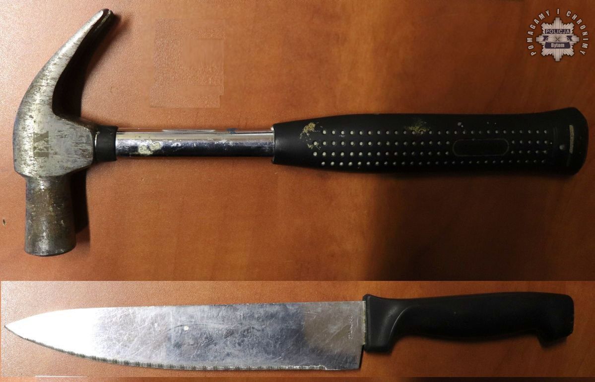 Napad z młotkiem na nastolatka.