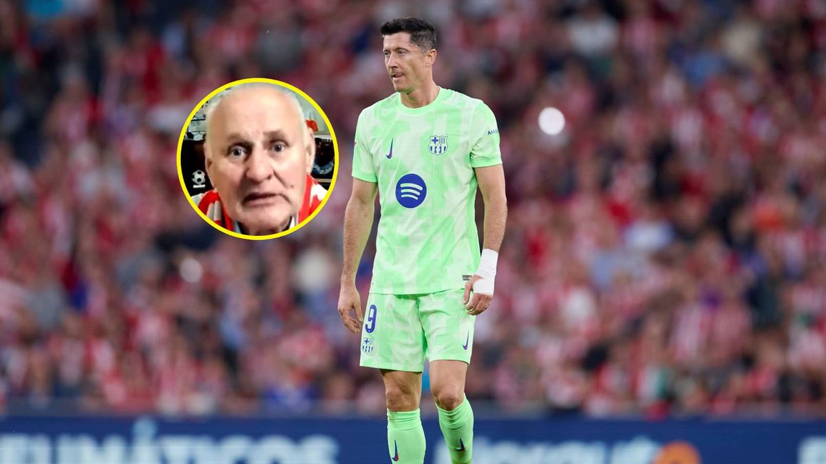 Getty Images / Ion Alcoba Beitia/materiały prasowe/supersport.se.pl / Robert Lewandowski i Jan Tomaszewski (w kółku)