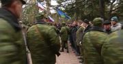 Wojskowa ceremonia utworzenia sił obrony Krymu