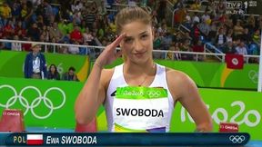 Lekkoatletyka, 100m (półfinał): bieg Ewy Swobody