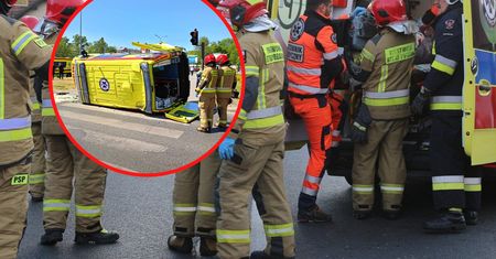 Wieźli chorego do szpitala. Koszmarny wypadek karetki