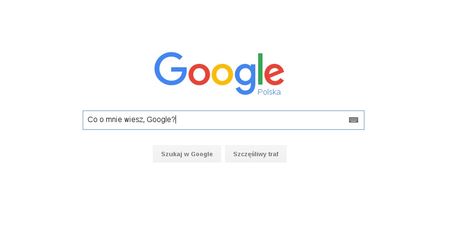Wszystko, co wie o tobie Google