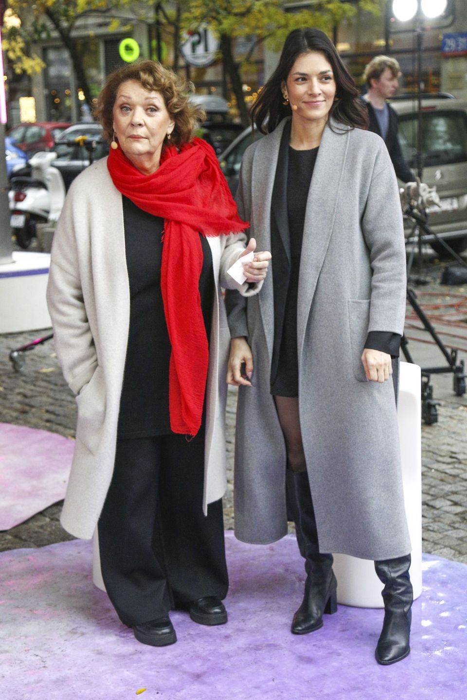 Anna Jarosik z matką