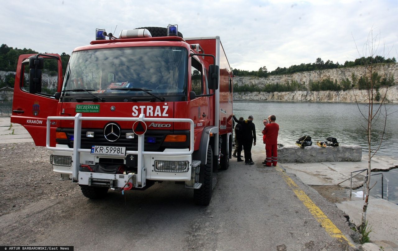 Strażacy postawieni w stan gotowości. Niecodzienna akcja na Zakrzówku