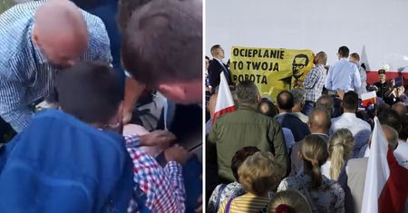 Zatrzymany Wiktor mówi, co się stało na wiecu premiera. "Wstyd"