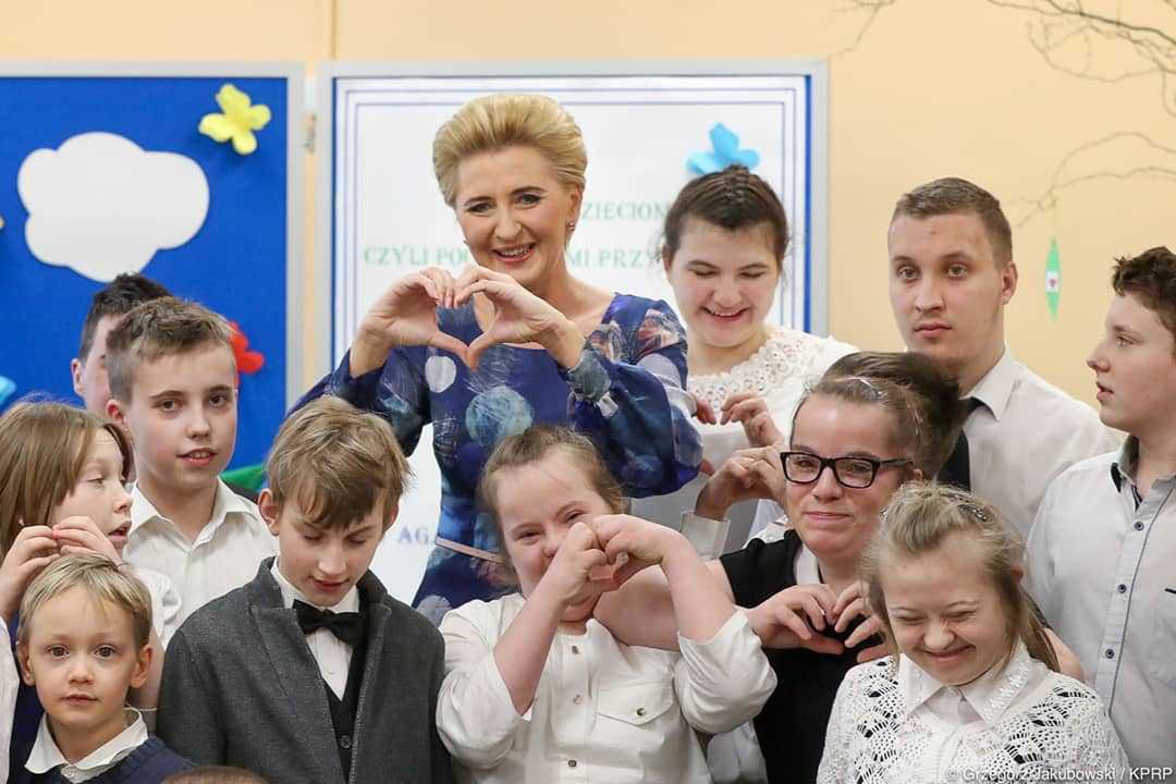 Agata Duda świętuje Światowy Dzień Zespołu Downa