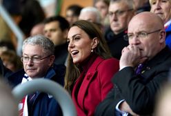 Strój księżnej Kate na meczu zachwyca. Pokolorowała jesień