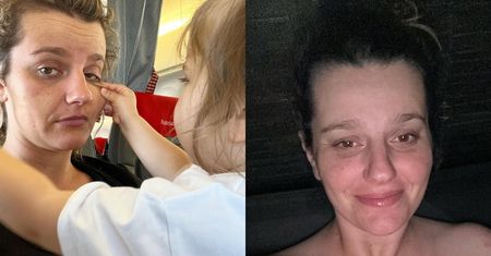 3-letnia córka Zofii Zborowskiej uwieczniła NIEUMALOWANĄ mamę na zdjęciu: "Zmęczona, ale uśmiechnięta, z dużym brzuszkiem"