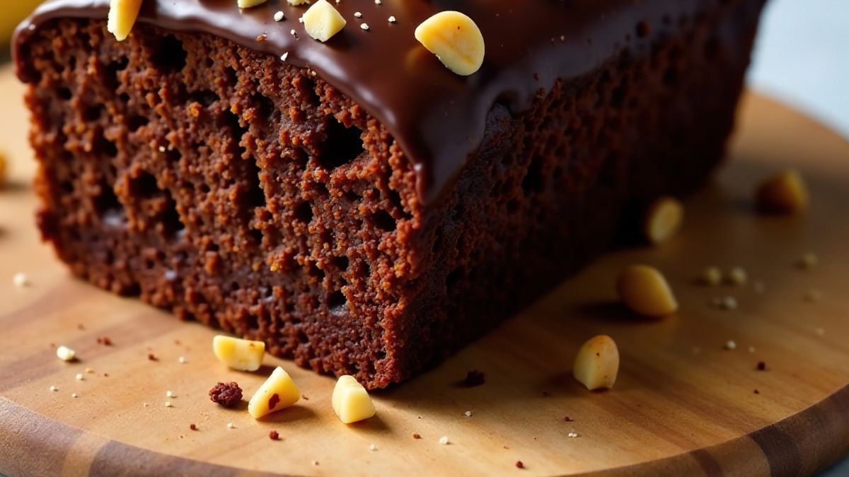 Ciasto czekoladowe z bananami