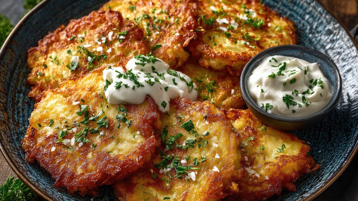 Do placków ziemniaczanych dodaję jeden składnik