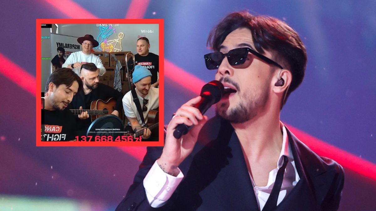 Dawid Kwiatkowski dał koncert na streamie Łatwoganga.