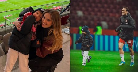 Laura Zielińska pochwaliła się kadrami z meczu. Pozowała z 5-LETNIM SYNEM. Kibice na medal? (FOTO)