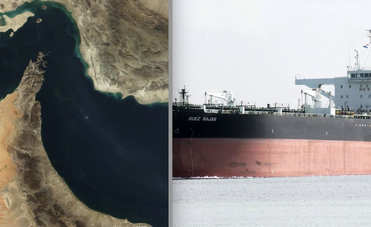 Tankowiec Suez Rajan u wybrzeży Omaru przejęty przez porywaczy
