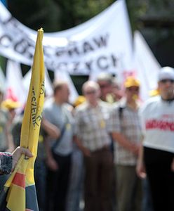 Związkowycy energetyki protestują w Warszawie