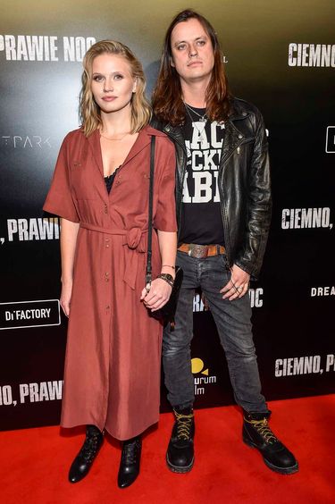 Natalia Rybicka, Michał Sobociński - premiera filmu "Ciemno prawie noc"