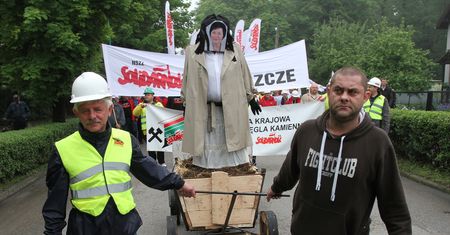 Tysiące demonstrowały w obronie kopalni Brzeszcze