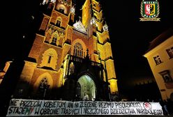 Strajk kobiet. Wrocław. Kibice Śląska odcięli się od ataków. "Stoimy po stronie kobiet"