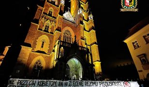 Strajk kobiet. Wrocław. Kibice Śląska odcięli się od ataków. "Stoimy po stronie kobiet"