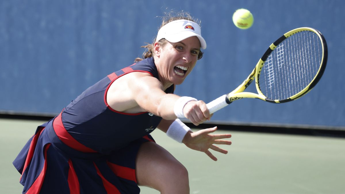 PAP/EPA / JASON SZENES / Na zdjęciu: Johanna Konta