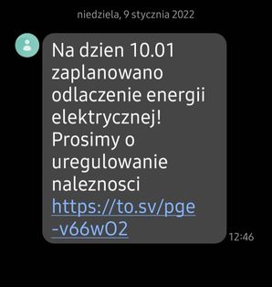 Przykładowe fałszywe SMS-y z ostatnich dni