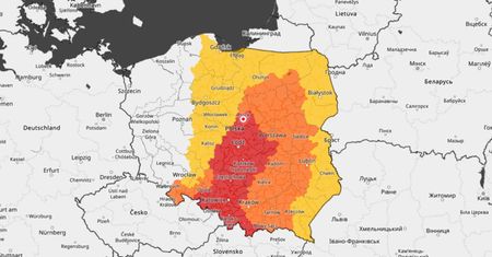 Ostrzeżenia meteorologiczne - intensywne opady deszczu i gwałtowne burze!