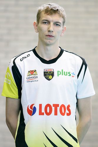 Damian Schulz w barwach Lotosu Trefla Gdańsk / fot. biuro prasowe Lotosu Trefla Gdańsk