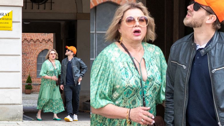 Antek Królikowski z matką snują się przed kościołem, w którym miał odbyć się chrzest Vincenta