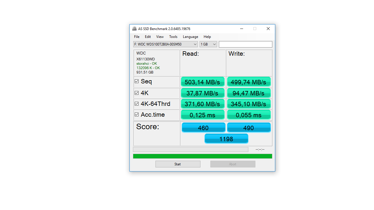 WD Blue 1 TB SSD 3D NAND, czyli 64-warstwowe TLC w akcji 16
