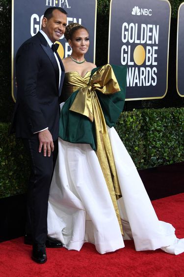 Jennifer Lopez i Alex Rodriguez – Złote Globy 2020