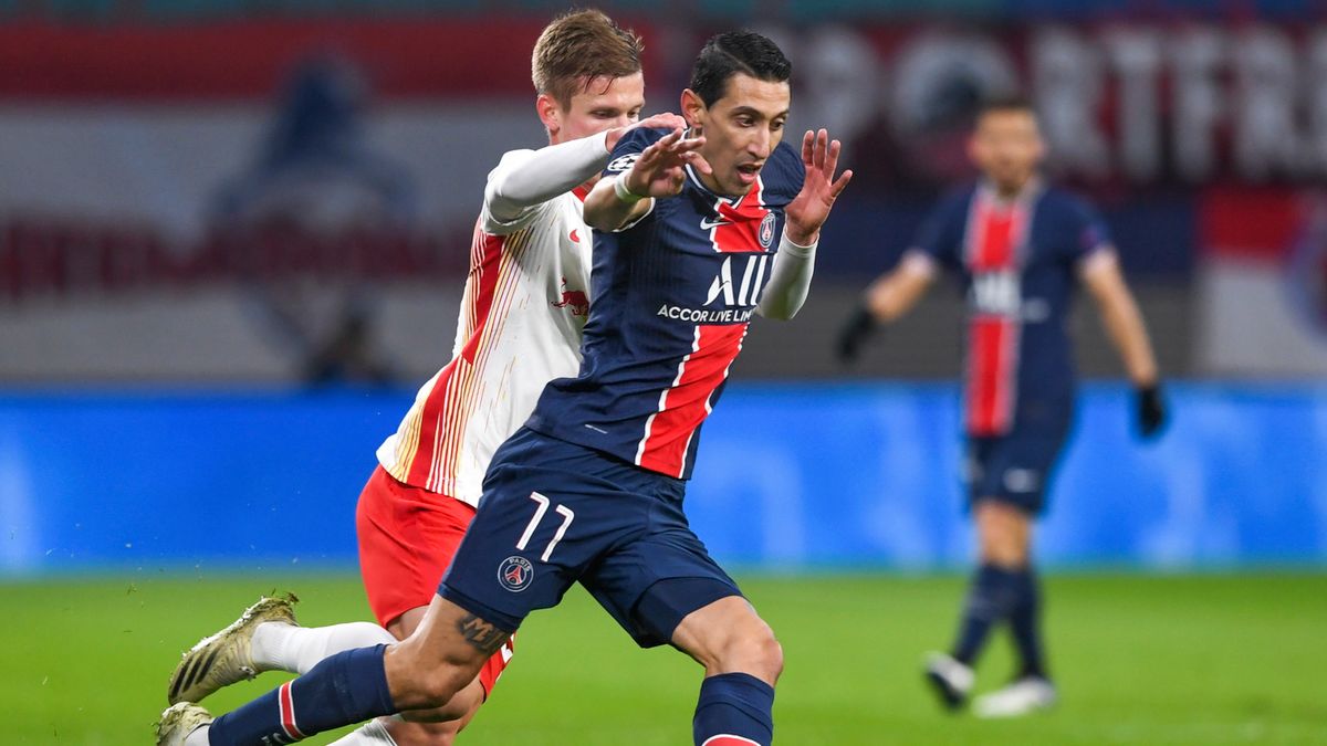 Dani Olmo (RB Lipsk) i Angel Di Maria (PSG)