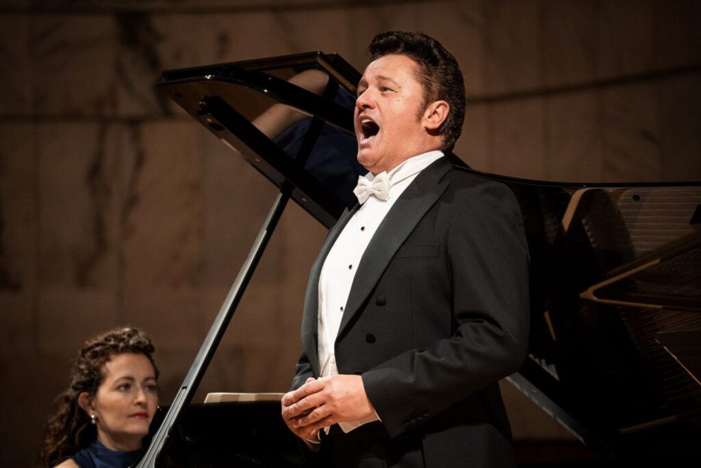 Sarah Tysman i Piotr Beczała w Filharmonii Narodowej © Piotr Łabanow / Filharmonia Narodowa