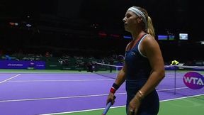 WTA Finals, Kerber - Cibulkova: świetne zagrania dały Słowaczce gema
