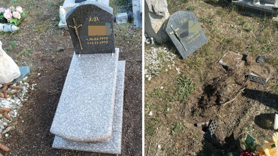 Z cmentarza skradziono nagrobek