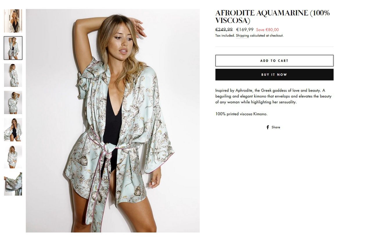 Blanka Lipińska reklamuje kimono od Michele Morrone