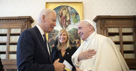 Papież Franciszek spotkał się z prezydentem Joe Bidenem. Rozmawiali o ekologii