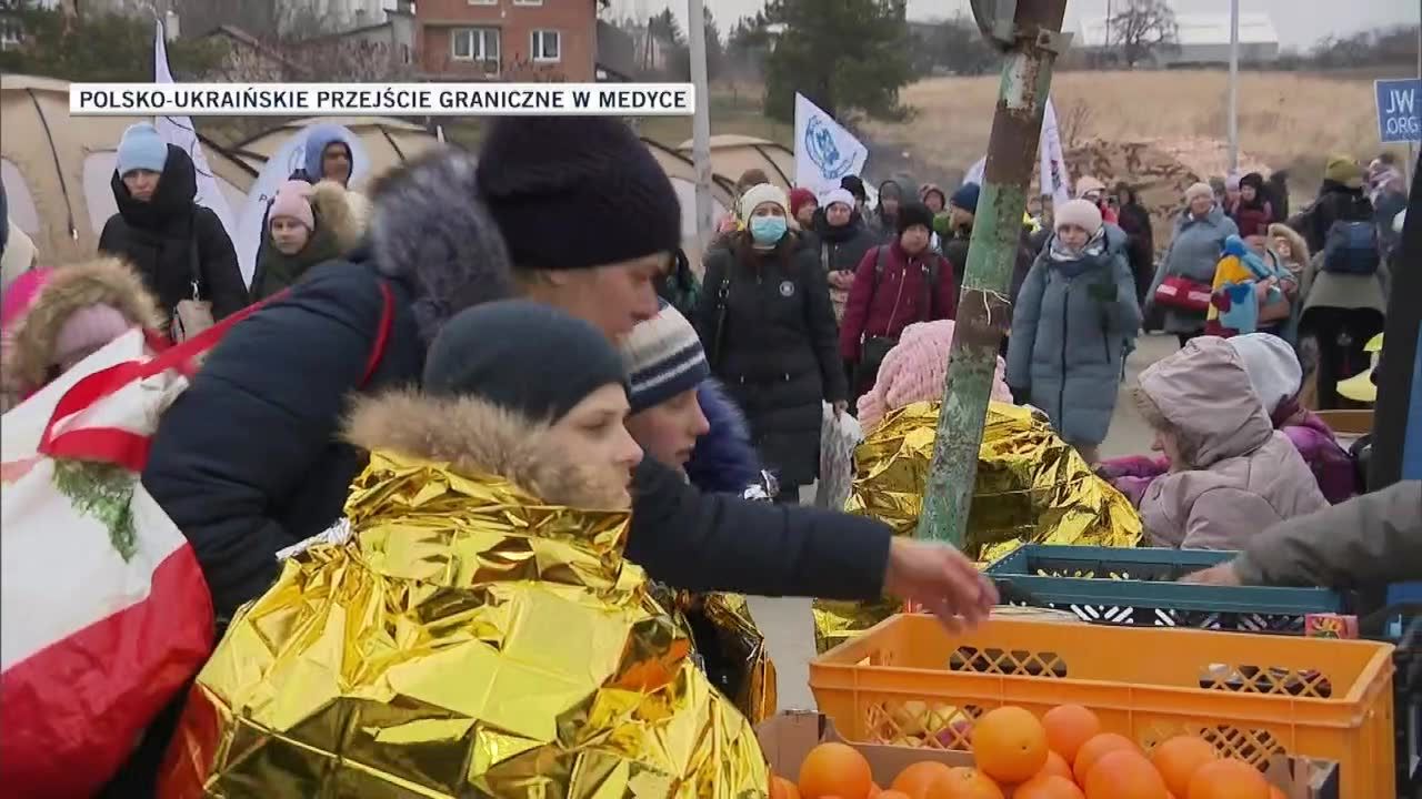 Już ponad milion uchodźców przybyło do Polski z zaatakowanej przez Rosję Ukrainy