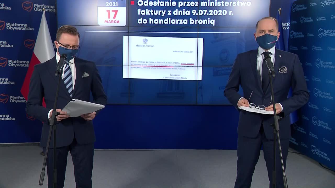 Posłowie KO zawiadomią NIK ws. nieodprowadzonego podatku VAT od zakupionych respiratorów.