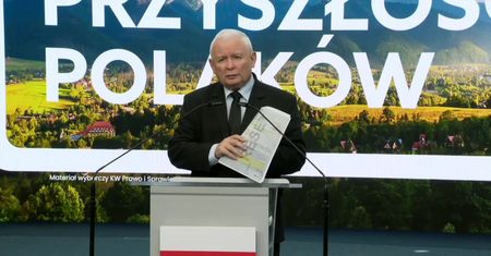 Prezes PiS: Za rządów Tuska sprawa emerytur była omawiana z kanclerz Niemiec