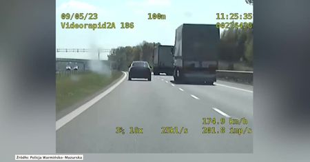Szaleńcza jazda 31-latka po S7. Na liczniku ponad 200 km/h, kierowca bez prawa jazdy