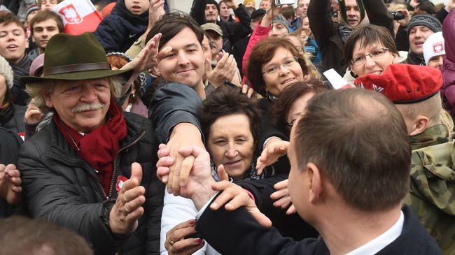 Prezydent Andrzej Duda wśród mieszkańców stolicy