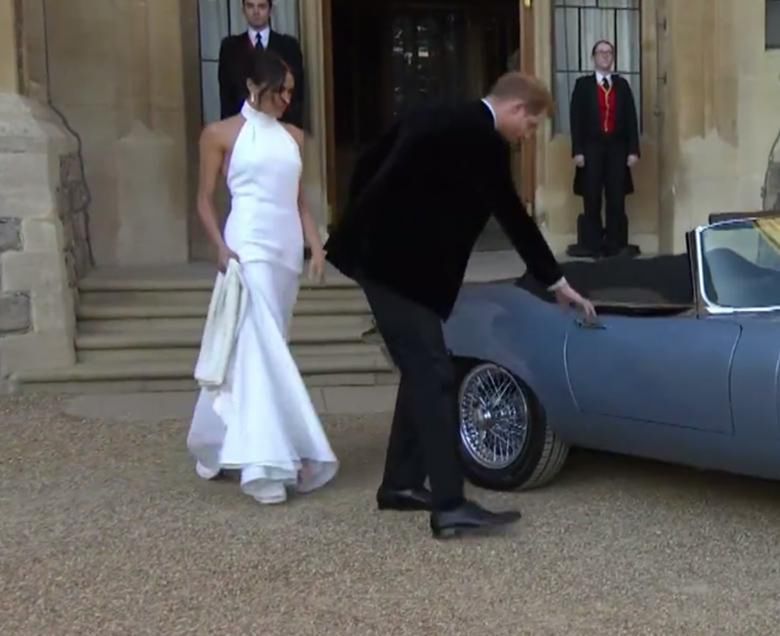 Meghan Markle w drugiej sukni ślubnej