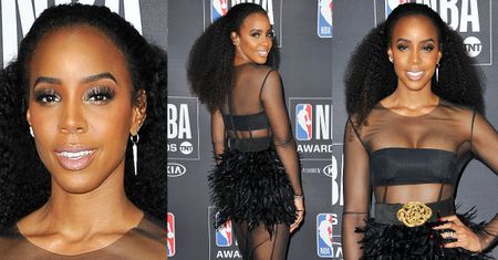 Kelly Rowland kusi koszykarzy opierzoną pupą
