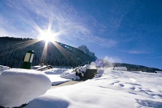 W Dolomitach olbrzymia ściana góry oderwała się od masywu
