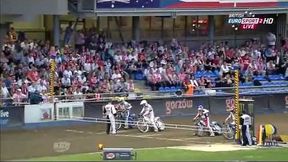 Walka Andreasa Jonssona z Jarosławem Hampelem (GP Polski 2013)