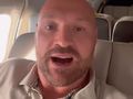 Fury i jego rodzina byli przerażeni. Awaryjne lądowanie samolotu