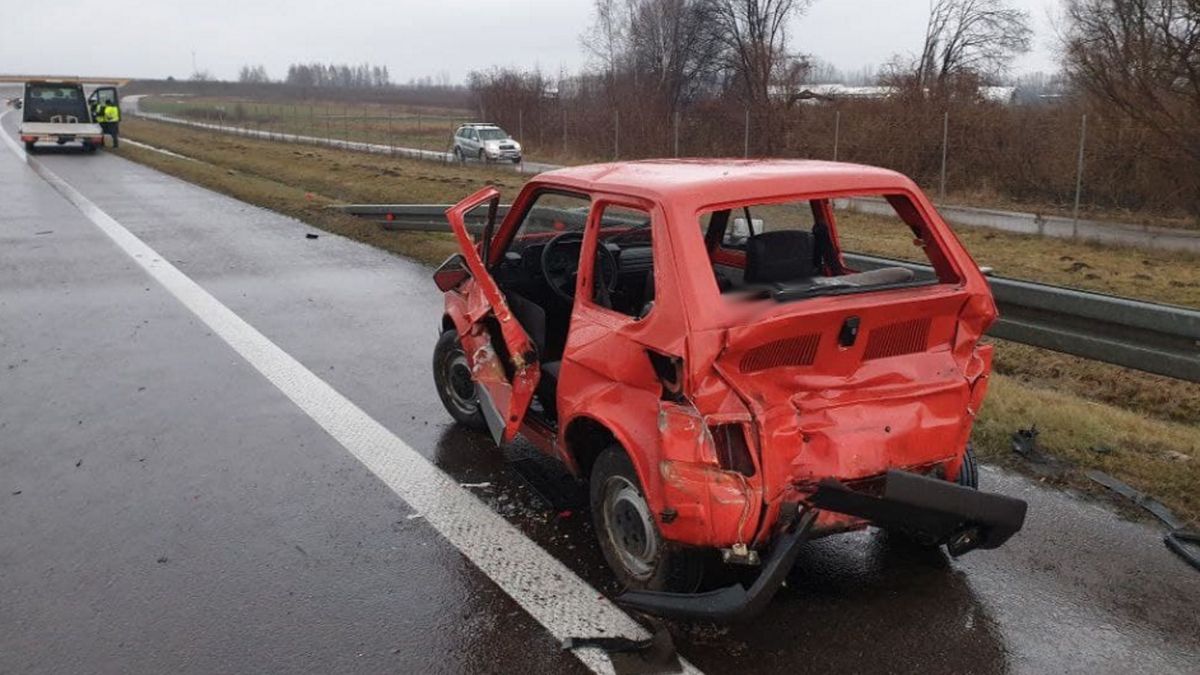 Maluch został poważnie zniszczony
