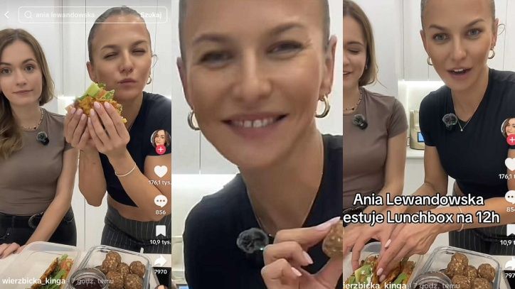 Anna Lewandowska nagrała tiktoka Kingą Wierzbicką